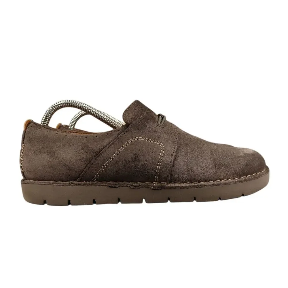 Clarks Shoes Womens 9 Slip On Casual Oxford Leather Comfort Unstructured Artisan
